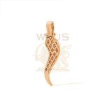 Diamond Italian Horn 1.93 ct. 14k Rose Gold