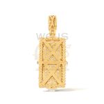 Rectangle Fancy Diamond Pendant 1.39 ct. 10k Yellow Gold