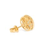 Round Diamond Earrings 1.82 ct. 10k Yellow Gold