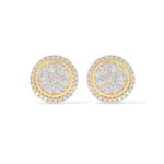 Round Diamond Earrings 1.13 ct. 10k Yellow Gold