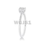 Diamond Engagement Ring Round 0.22 ct. 14k White Gold