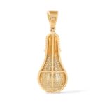 Diamond Light Bulb Pendant 0.60 ct. 10k Yellow Gold