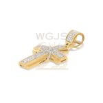 Diamond Cross Pendant 0.27 ct. 10k Yellow Gold