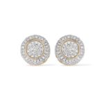 Round Diamond Earrings 0.28 ct. 10k Yellow Gold