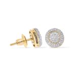 Round Diamond Earrings 0.28 ct. 10k Yellow Gold