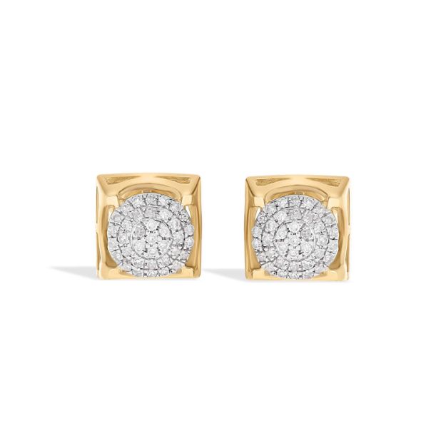 Diamond Earrings 0.21 ct. 10k Yellow Gold