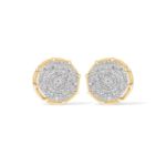 Round Diamond Earrings 0.48 ct. 10k Yellow Gold