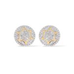 Round Design Diamond Earrings 0.30 ct. 10k Yellow Gold