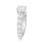 Diamond Engagement Ring 2.20 ct. Fancy Solitaire Setting 14k White Gold