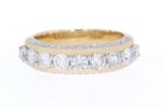 14K YELLOW GOLD  BAND .80CT DIAMOND