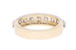 14K YELLOW GOLD  BAND .80CT DIAMOND