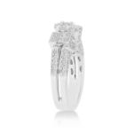 Fancy Diamond Engagement Ring 1.26 ct. 14k White Gold