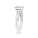 Diamond Engagement Ring 0.72 ct. 14k White Gold