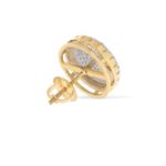 Round Diamond Earrings 0.52 ct. 10k Yellow Gold