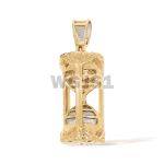 Hour Glass Money Tree Diamond Pendant 0.39 ct. 10k Yellow Gold