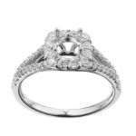 Diamond Engagement Ring 0.55 ct. 14K White Gold