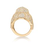 Diamond Bobcat Ring 2.80 ct. 10K Yellow Gold