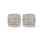 Diamond Earrings 1.14 ct. 10K Yellow Gold