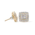 Diamond Earrings 1.14 ct. 10K Yellow Gold