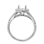 Diamond Ring 0.89 ct. 14K White Gold