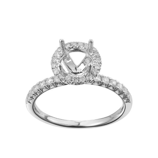 Diamond Ring  0.40 ct. 14K White Gold