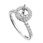 Diamond Ring  0.40 ct. 14K White Gold