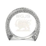 Diamond Ring-Band Channel  2.54 ct. 14K White Gold