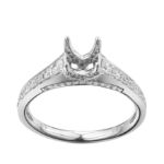 Diamond Ring  0.68 ct. 14K White Gold 		