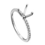 Diamond Ring  0.18 ct. 14K White Gold