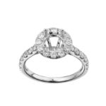 Diamond Ring  0.93 ct. 10K White Gold