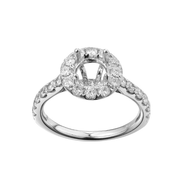 Diamond Ring  0.93 ct. 10K White Gold