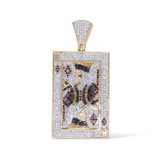 diamond King of Diamond Pendant 1.27 ct. 10K Yellow Gold