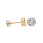 Diamond Earrings 0.65 ct. 10K Yellow Gold