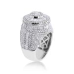 Diamond Ring 6.70 ct. 14K White Gold