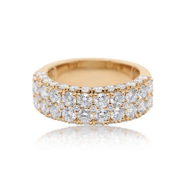 Diamond Ring 4.90 ct. 14K Yellow Gold