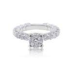 Diamond Ring 2.50 ct. 14K White Gold