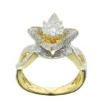 Diamond Engagement Mounting Ring  1.08 ct. 14K Yellow Gold