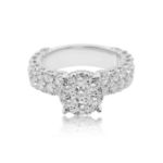 Diamond Ring 2.10 ct. 14K White Gold