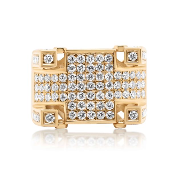 Diamond Ring 2.44 ct. 10K Yellow Gold