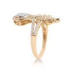 Diamond Fancy Ring 1.10 ct. 14K Yellow Gold