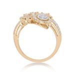 Diamond Fancy Ring 1.10 ct. 14K Yellow Gold