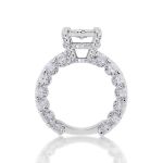 Diamond Ring 4.30 ct. 14K White Gold