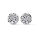 Diamond Earrings 0.75 ct. 10K White Gold