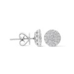 Diamond Earrings 0.72 ct. 10K White Gold